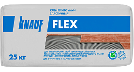 Плиточный клей КНАУФ Флекс (FLEX) эластичный 25 кг